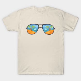 Summer Sunglasses | Colourful T-Shirt